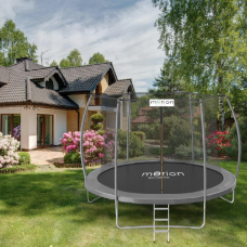 Батут Jumi Motion Sport Line Premium 10ft (305см) з внутрішньою сіткою сірий, код: 5900410870840