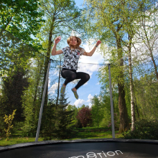 Батут Jumi Motion Sport Line Premium 10ft (305см) з внутрішньою сіткою сірий, код: 5900410870840