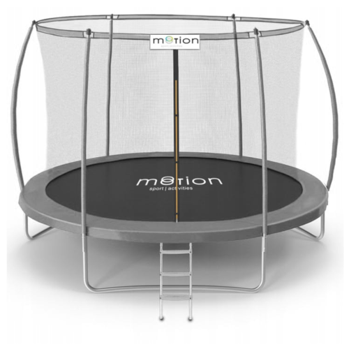 Батут Jumi Motion Sport Line Premium 10ft (305см) з внутрішньою сіткою сірий, код: 5900410870840