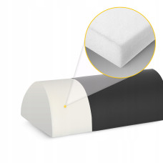 Напіввалик для реабілітації та масажу 4Fizjo 600x300x150 мм, чорний, код: P-5905973402910
