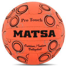 М"яч волейбольний Matsa №5 PU, помаранчевий-чорний, код: MA-0723
