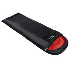 Спальний мішок (ковдра) SportVida +2 ...+ 21°C L Black/Red, код: SV-CC0064
