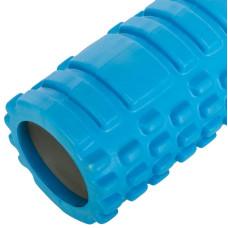 Ролер масажний циліндр (ролик мфр) FitGo Grid Combi Roller 25см, синій, код: FI-0356_BL