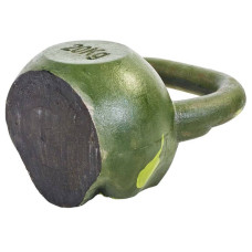 Гиря чавунна пофарбована Zelart Skull 20 кг, зелений, код: TA-5707-20
