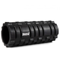 Масажний ролик (роллер) PowerPlay Massage Roller 330х140 мм, чорний, код: PP_4025_Black