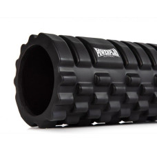 Масажний ролик (роллер) PowerPlay Massage Roller 330х140 мм, чорний, код: PP_4025_Black