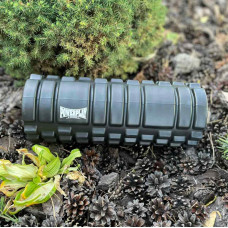 Масажний ролик (роллер) PowerPlay Massage Roller 330х140 мм, чорний, код: PP_4025_Black