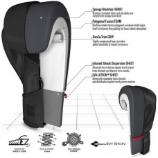 Боксерські рукавички RDX F15 Matte Black 10 ун, чорний, код: 403010_10