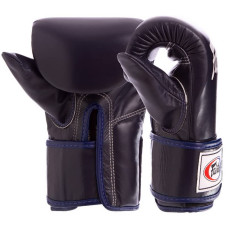 Снарядні рукавички шкіряні Fairtex M синій, код: TGT7_MBL-S52