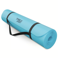 Килимок для йоги Trex Sport TX-019NGM NBR 1см 190х80 блакитний,код: 5902308235267