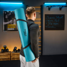 Килимок для йоги Trex Sport TX-019NGM NBR 1см 190х80 блакитний,код: 5902308235267