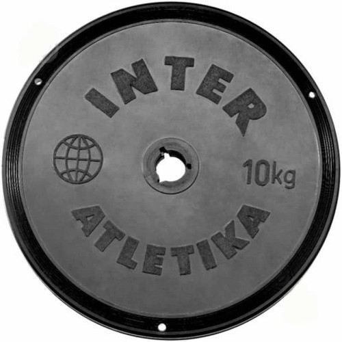 Диск InterAtletika чорний 10 кг, код: ST520.5B