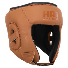 Шолом боксерський відкритий шкіряний Hard Touch S, коричневий, код: BO-4232_SBR