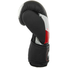 Боксерські рукавиці Hard Touch 12 унцій, чорний-червоний, код: BO-8469_12BKR
