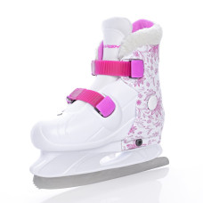 Льодові ковзани розсувні Tempish Fur Expanze Girl розмір 33-36, білий-рожевий, код: 130000216/33-36