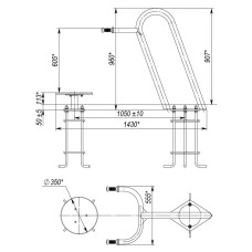 Лабіринт InterAtletika 922х972х798 мм, код: SK106-SM