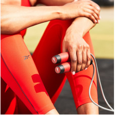 Скакалка Reebok Premium Skipping Rope чорний-червоний 280 см, код: 885652022668