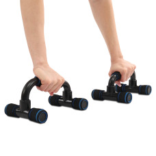 Упори для віджимань Aopi Push-Up Bar 2шт, 22х15х12см, сірий-чорний, код: AP-398
