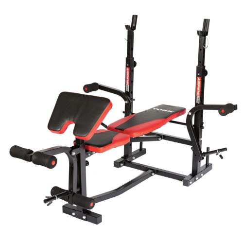 Лавка для жиму York Fitness ASPIRE 220 з стійкою для штанги та партою Скотта, код: 00014961432206