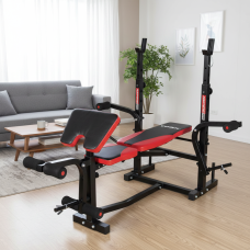 Лавка для жиму York Fitness ASPIRE 220 з стійкою для штанги та партою Скотта, код: 00014961432206