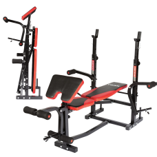 Лавка для жиму York Fitness ASPIRE 220 з стійкою для штанги та партою Скотта, код: 00014961432206