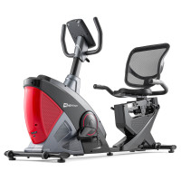 Горизонтальний велотренажер Hop-Sport Helix HS-070L iConsole+ червоний, код: 5902308220003