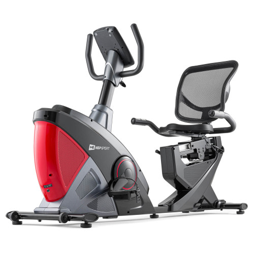 Горизонтальний велотренажер Hop-Sport Helix HS-070L iConsole+ червоний, код: 5902308220003