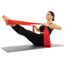 Стрічка-еспандер Generation Fitness 12-15 кг 200х15х0.6 см L red, код: 523567-AX