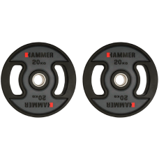 Олімпійські диски професійні Hammer PU Weight Discs 2x20 кг, код: 17045-S25