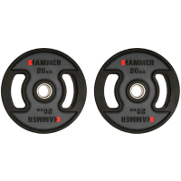 Олімпійські диски професійні Hammer PU Weight Discs 2x20 кг, код: 17045-S25