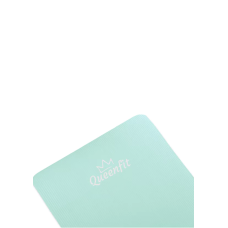 Килимок (мат) для фітнесу та йоги Queenfit NBR 1,5см бірюзовий, код: 5907766668367