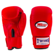 Боксерські рукавички Twins 6oz, червоний, код: TW-6R-1-WS