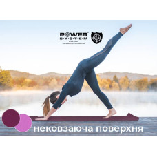 Килимок для йоги та фітнесу Power System Yoga Mat Premium Purple, код: 4060PI-0