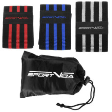 Резинка для фітнесу та спорту із тканини SportVida Hip Band 3 штуки, код: SV-HK0366