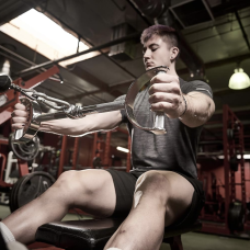 Ручка для верхньої тяги York Fitness 60см з паралельним хватом пряма, хром, код: 00014961068337