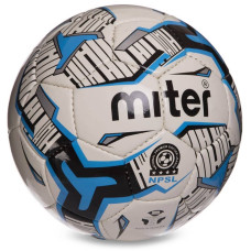 М"яч футбольний Mitre білий-синій, код: MR-16_WBL