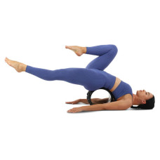 Колесо для йоги масажне FitGo Wheel Yoga 230 мм, чорний, код: FI-6205_BK