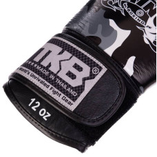Рукавички боксерські Top King Empower Camouflage шкіряні 12 унцій, камуфляж сірий, код: TKBGEM-03_12GR-S52