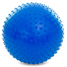 М"яч для фітнесу FitGo ExerciseBall 650 мм, синій, код: FI-078-65_BL