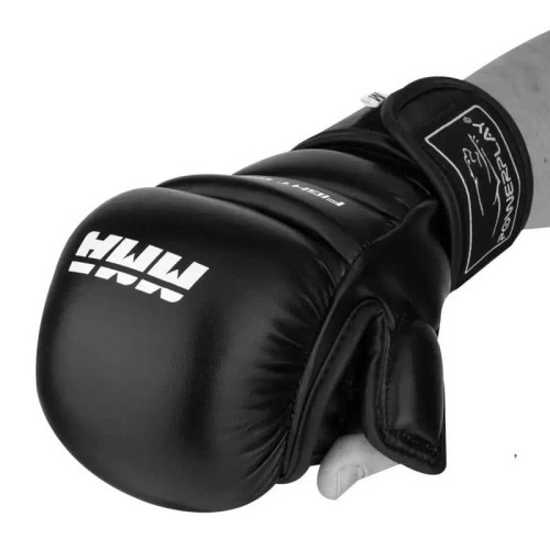 Рукавиці для MMA PowerPlay S, чорний, код: PP_3026_S_Black