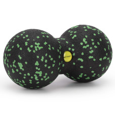 Масажний м'яч подвійний Actiget EPP 8 x 16 см Black/Green, код: ACT0098
