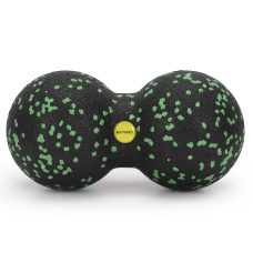 Масажний м'яч подвійний Actiget EPP 8 x 16 см Black/Green, код: ACT0098