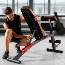 Лавка тренувальна Hop-Sport HS-1035 із партою Скотта, код: 5902308223967