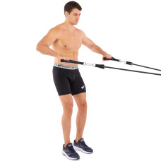Ручки для тяги рукоятки для тренажерів Record Xtreme Handles 2шт, чорний, код: FI-4772