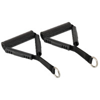 Ручки для тяги рукоятки для тренажерів Record Xtreme Handles 2шт, чорний, код: FI-4772