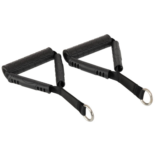 Ручки для тяги рукоятки для тренажерів Record Xtreme Handles 2шт, чорний, код: FI-4772