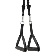 Ручки для тяги рукоятки для тренажерів Record Xtreme Handles 2шт, чорний, код: FI-4772