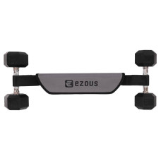 Пояс тренажер для сідничного містка регульований ваговий пояс Ezous Portable Hip Thrust Strap сірий-чорний, код: L-04