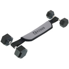 Пояс тренажер для сідничного містка регульований ваговий пояс Ezous Portable Hip Thrust Strap сірий-чорний, код: L-04