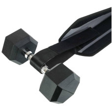 Пояс тренажер для сідничного містка регульований ваговий пояс Ezous Portable Hip Thrust Strap сірий-чорний, код: L-04